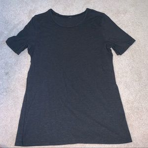 Lululemon Short Sleeve Shirt Dark Grey Size 8 Medium